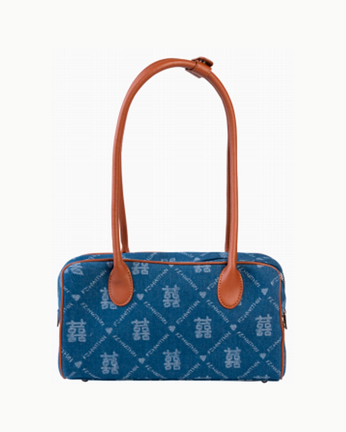 Xi Fang Boston Bag, blue denim